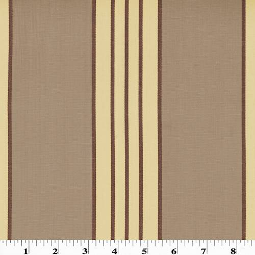 *5 YD PC - Brown Cotton Stripe Home Decorating Fabric DFWX0316-X