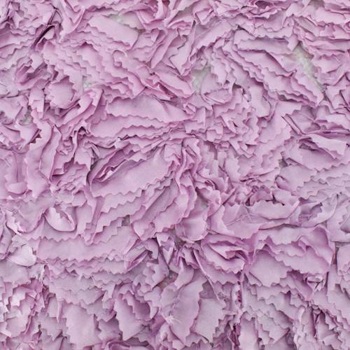 Mauve Pink Floral Swirl Silk Applique Lace 78906