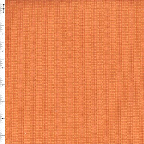 *9 3/8 YD PC- Novelty Orange Textured Woven Home Decor Fabric DFWX0432-X