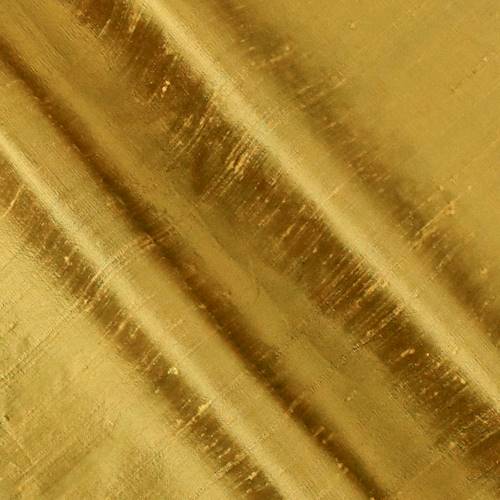 Deep Mustard Yellow Iridescent Silk Dupioni Shantung 78917