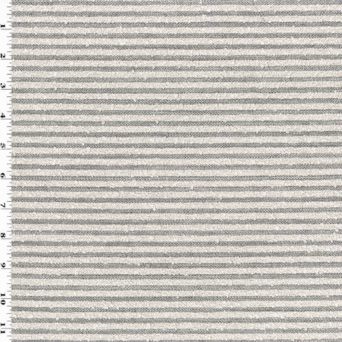Gray/Beige Boucle Stripe Dobby Home Decorating Fabric DFW55363