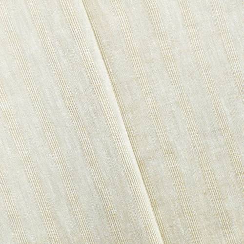 Natural Beige Texture Stripe Linen Blend 78832