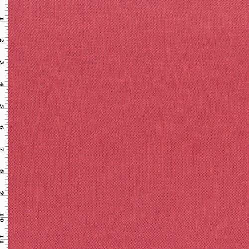 Red Linen Blend Slub Home Decorating Fabric DFW55390