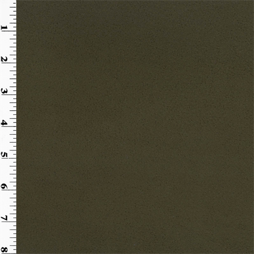 *1 YD PC -- Double Sided Sweatshirt Fleece - Olive Brown