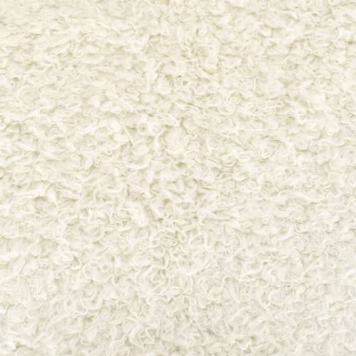 Natural White Curly Sherpa Fleece Knit DFW10815