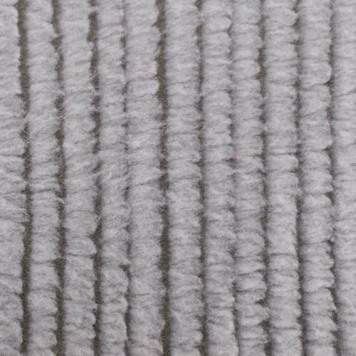 Fog Taupe/Brown Stripe Crepe Fleece Coating DFW10833