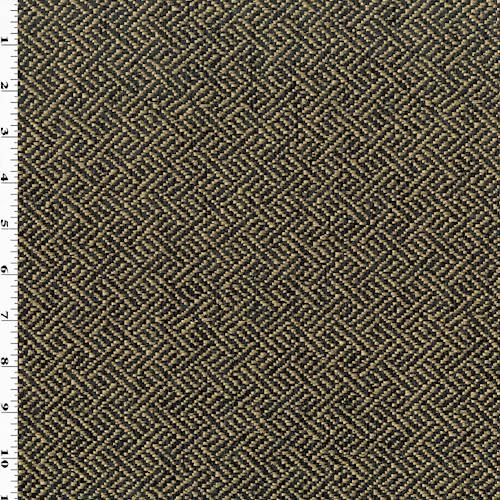 *7 1/4 YD PC - Deep Ocean Teal/Beige Diamond Twill Decorating Fabric DFWX0485-X