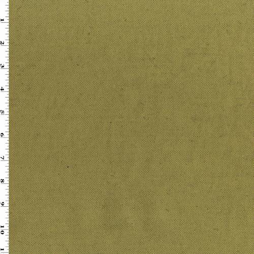 *1 1/2 YD PC--Moss Green Cotton Canvas