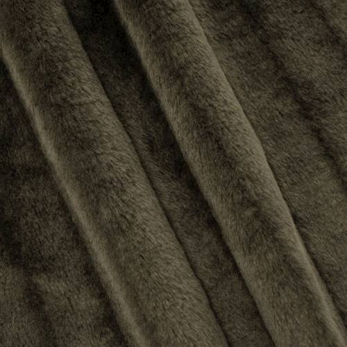 Winter Brown Stripe Faux Fur Knit DFW10861