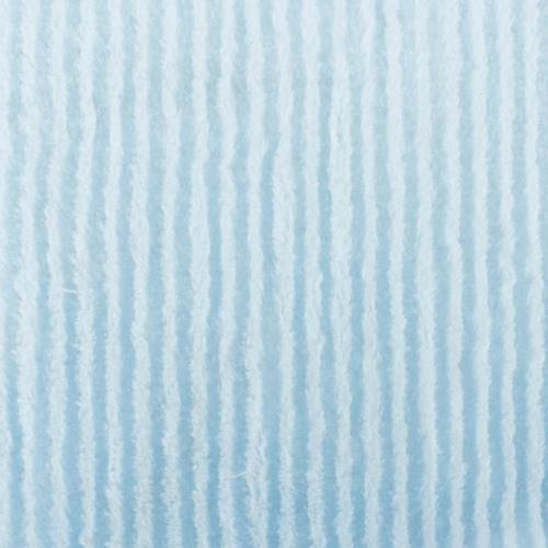 Sky Blue Stripe Minky Faux Fur Knit DFW10912