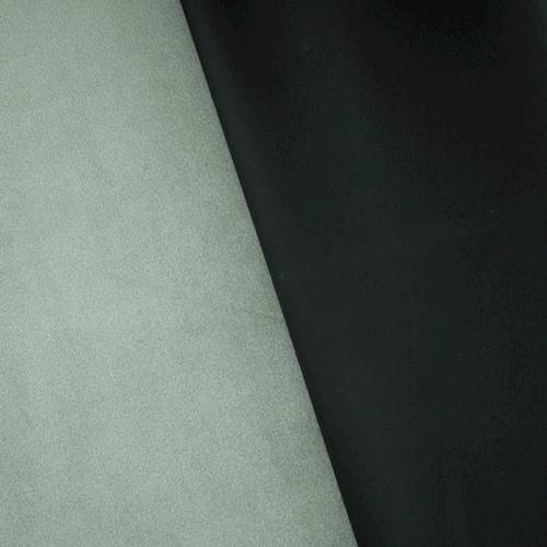 Black/Gray Fleece Back Faux Leather DFW10975