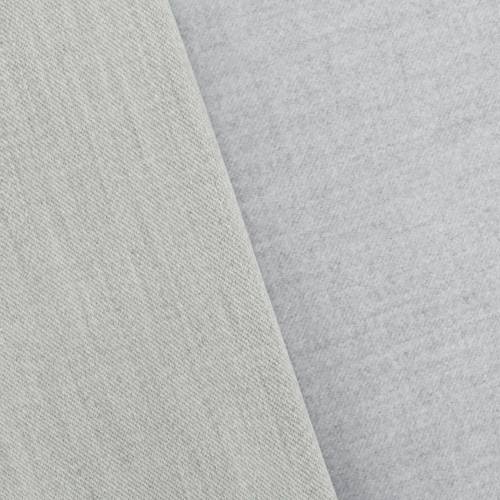 Fog Gray Brushed Stretch Twill Jacketing 70243