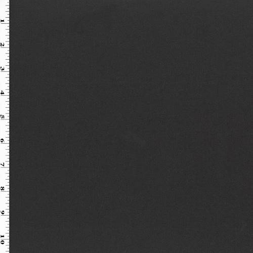 Pitch Black Wool Blend Twill Suiting 70234
