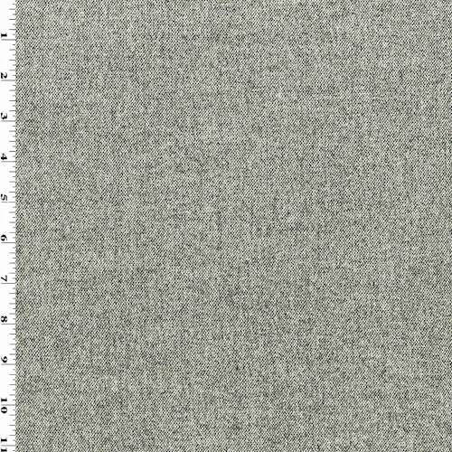 Taupe Gray/Black Wool Blend Texture Jacketing Knit 70216