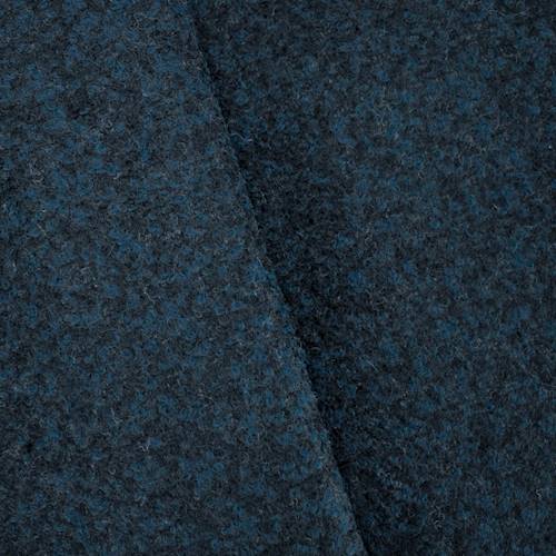 Navy Blue/Black Wool Blend Texture Boucle Jacketing 70205