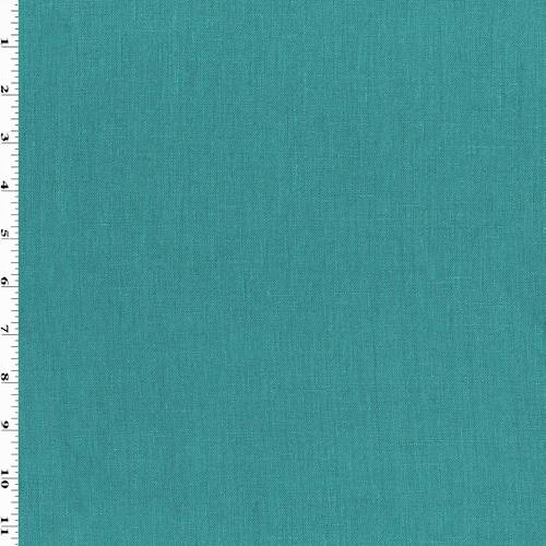 Deep Teal Linen Slub Home Decorating Fabric DFW55501