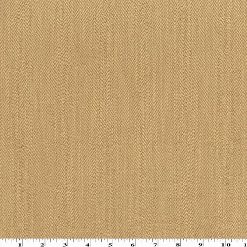 Bronze Beige Cotton Blend Herringbone Decorating Fabric DFW55504