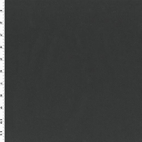 *1 5/8 YD PC--Ink Black Cotton Bull Denim