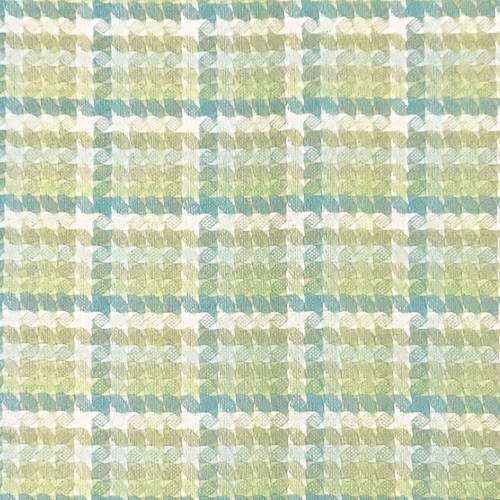 *3 1/4 YD PC--Blue/Green/Multi Abstract Plaid Decorating Fabric DFWX0511-X