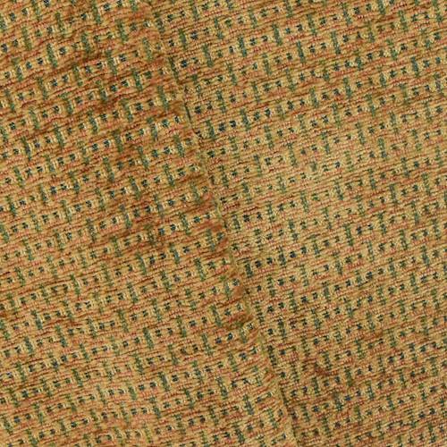 Wood Brown/Green Texture Chenille Dobby Decorating Fabric DFW55573