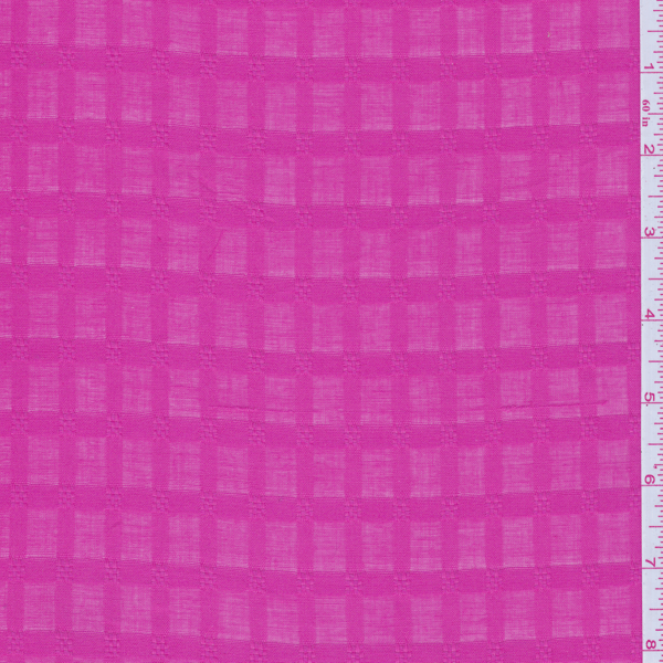 *3 3/8 YD PC--Hot Pink Dobbie Lawn