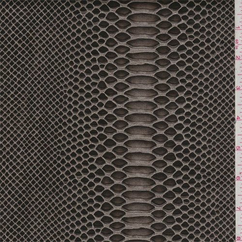 *3 3/8 YD PC--Bronze Snakeskin Pleather