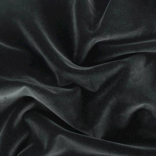 Pitch Black Velvet Home Decorating Fabric DFW55711