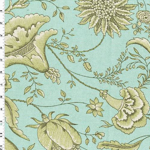 Teal/Multi Waverly Fanciful Floral Print Canvas Decor Fabric DFW55742