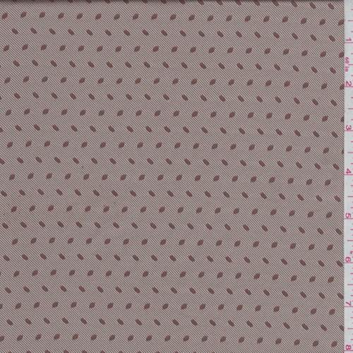 *1 YD PC--Beige/Copper Brown Polyester Shirting