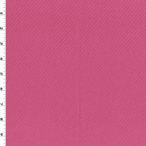Deep Dawn Pink Wool Blend Texture Twill Jacketing 80129