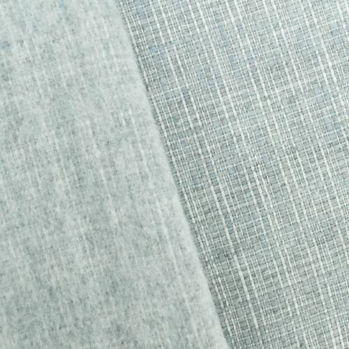 Ice Blue/Multi Wool Blend Fleece Back Basketweave Jacketing 80174