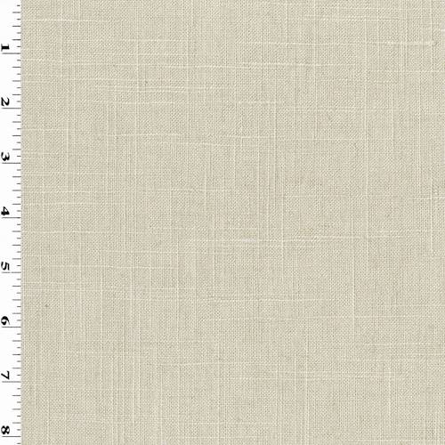 Natural Beige Linen Cross Hatch Woven Decorating Fabric DFW55772