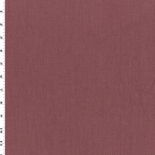 Deep Brick Red Linen Slub Woven Home Decorating Fabric DFW55775