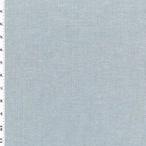 Cloudy Sky Blue Linen Blend Doubleweave Decorating Fabric DFW55811