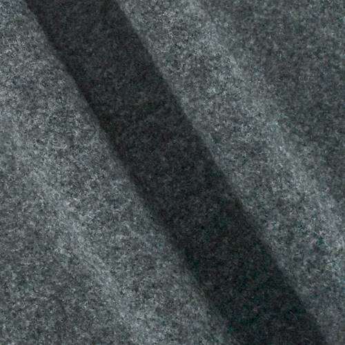 *5/8 YD PC--Thunder Gray Boiled Wool Blend Texture Double Knit Coating
