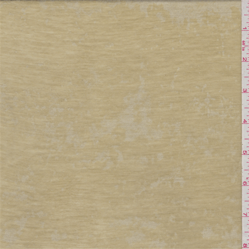 *2 YD PC--Antique Gold Burnout Jersey Knit