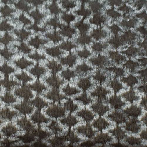 Brown/Gray Texture Faux Fur Knit DFW11138