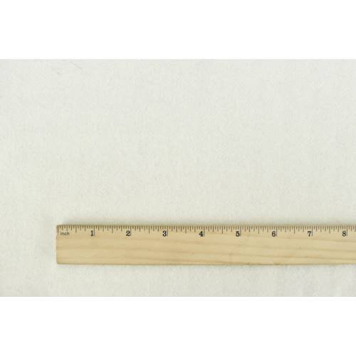*2 YD PC--Cream Ivory Wool Blend Flannel Jacketing
