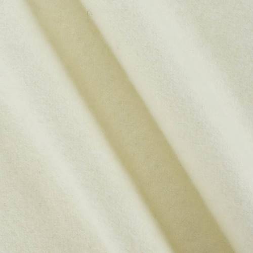 *2 5/8 YD PC--Cream Ivory Wool Blend Flannel Jacketing