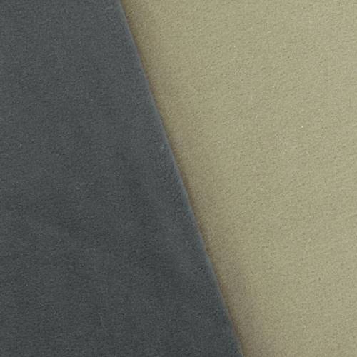 Soft Brown/Gray Double Sided Bonded Fleece Knit DFW11142