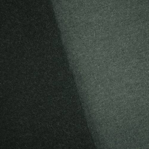 Deep Gray/Black Brushed Wool Blend Double Knit DFW11145