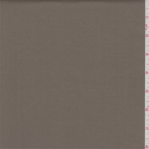 *1 YD PC--Cocoa Brown Wool Gabardine