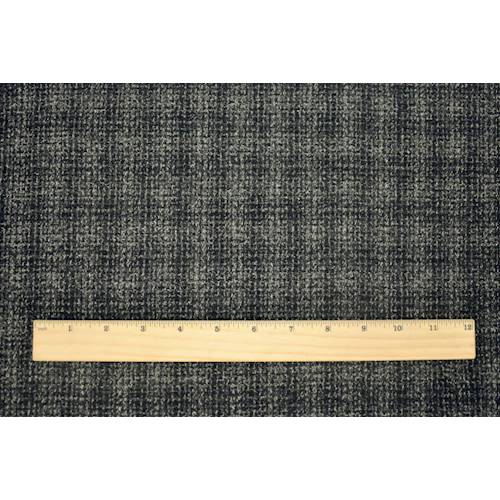 *3 YD PC--Black/Multi Wool Blend Textured Dobby Jacketing