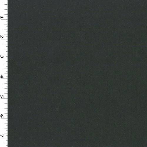 Pitch Black Wool Blend Twill Shirting 70523