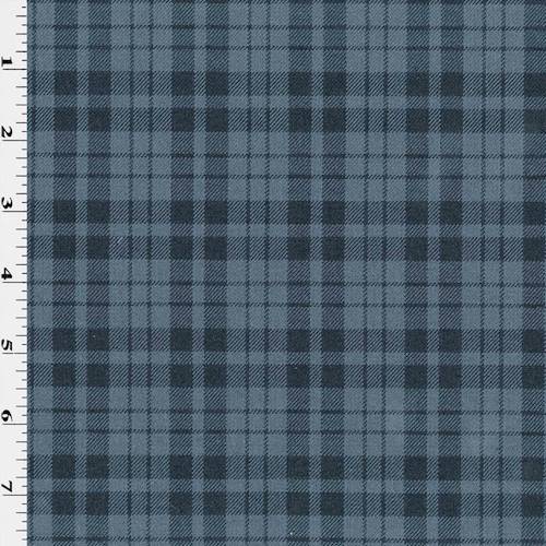 Navy/Harbor Blue Plaid Twill 70526