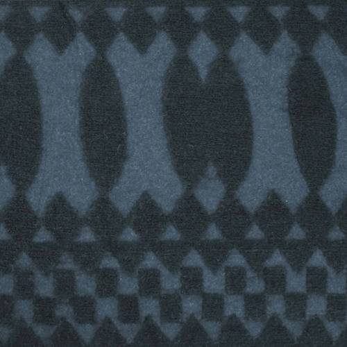 Navy Indigo Blue/Black Geometric Texture Jersey Knit 70531