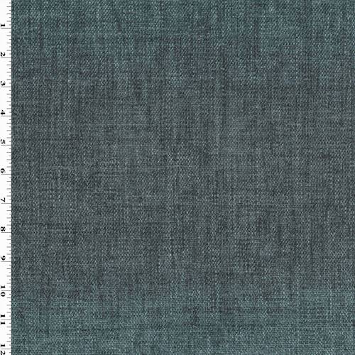 Dark Gunmetal Gray Texture Chenille Home Decorating Fabric DFW55948