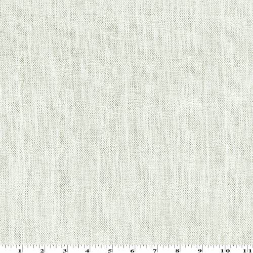 Cream/Silver Gray Texture Chenille Decorating Fabric DFW55950