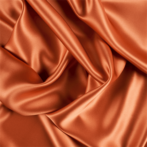 *1 YD PC--Orange Silk Charmeuse