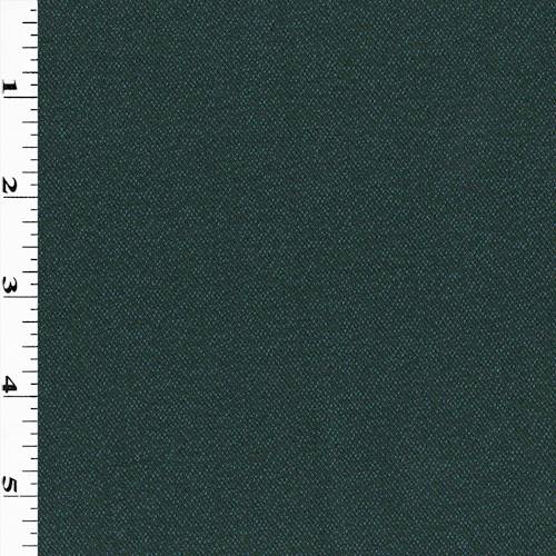 Black/Turquoise Wool Blend Texture Stretch Twill Jacketing 70547